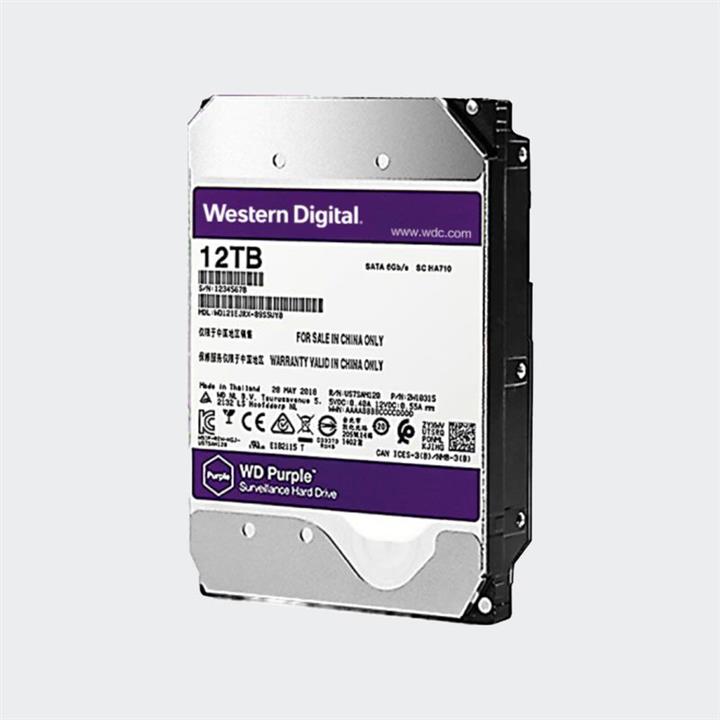 هارد اینترنال Western Digital مدل WD121EJRX ظرفیت 12 ترابایت Purple WD121EJRX 12TB 256MB Cache Internal Hard Drive